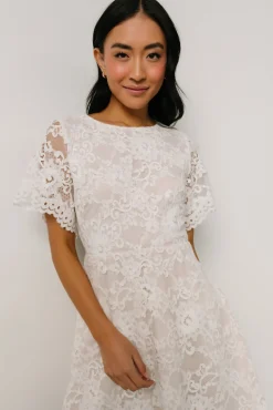 Fashion Baltic Born Aasha Lace Short Dress | Off White OffWhite