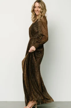 Outlet Baltic Born Abigail Sparkle Gown | Bronze