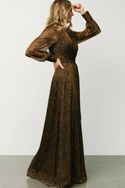 Outlet Baltic Born Abigail Sparkle Gown | Bronze