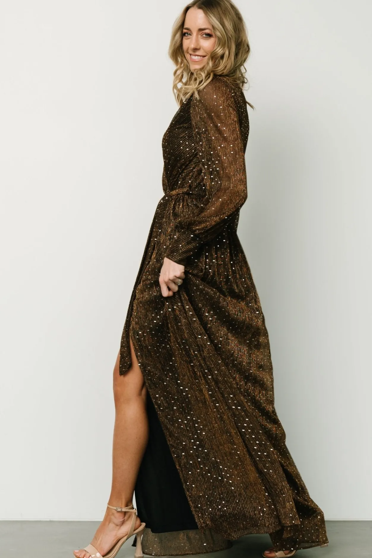 Outlet Baltic Born Abigail Sparkle Gown | Bronze