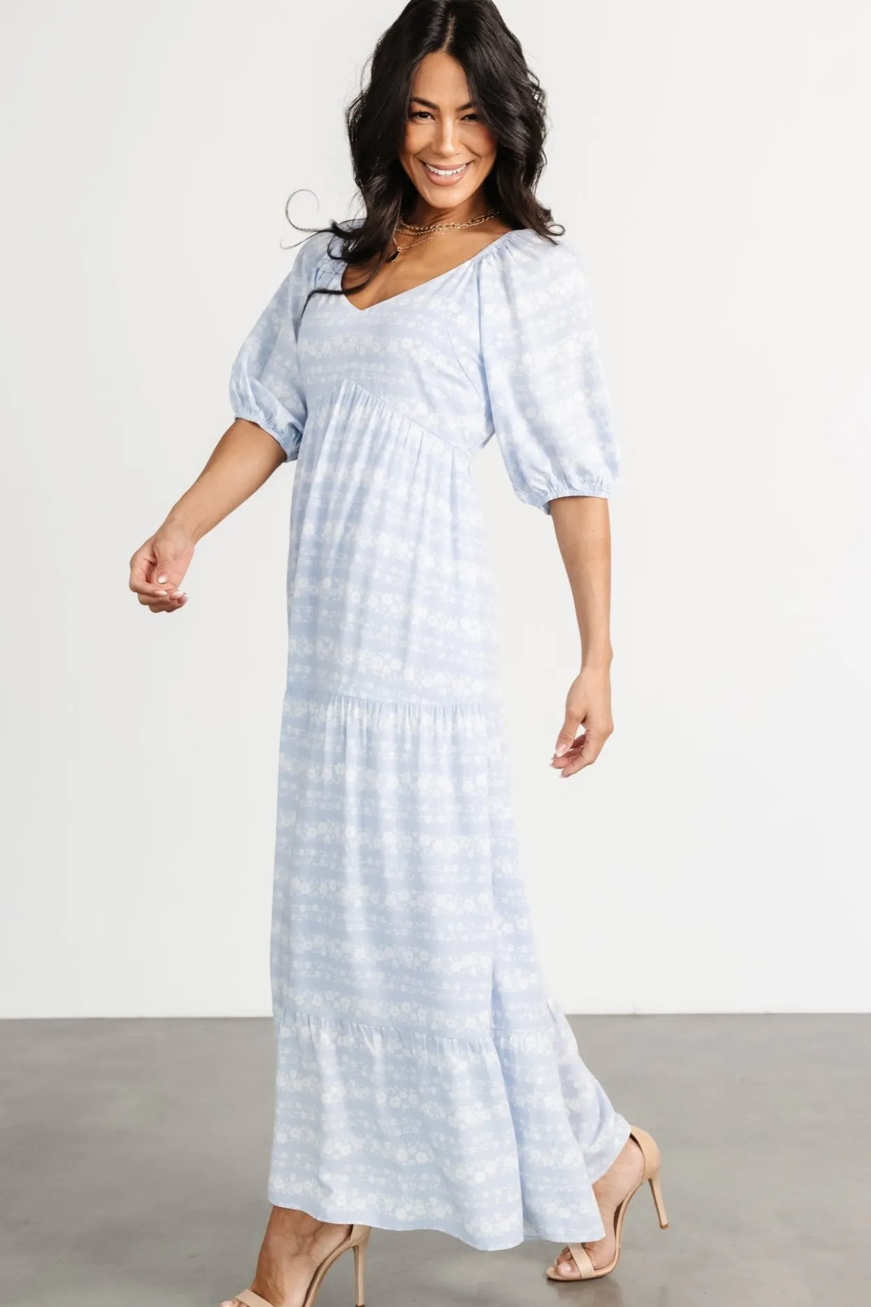 New Baltic Born Adalee Dress | Light Blue Floral LightBlueFloral