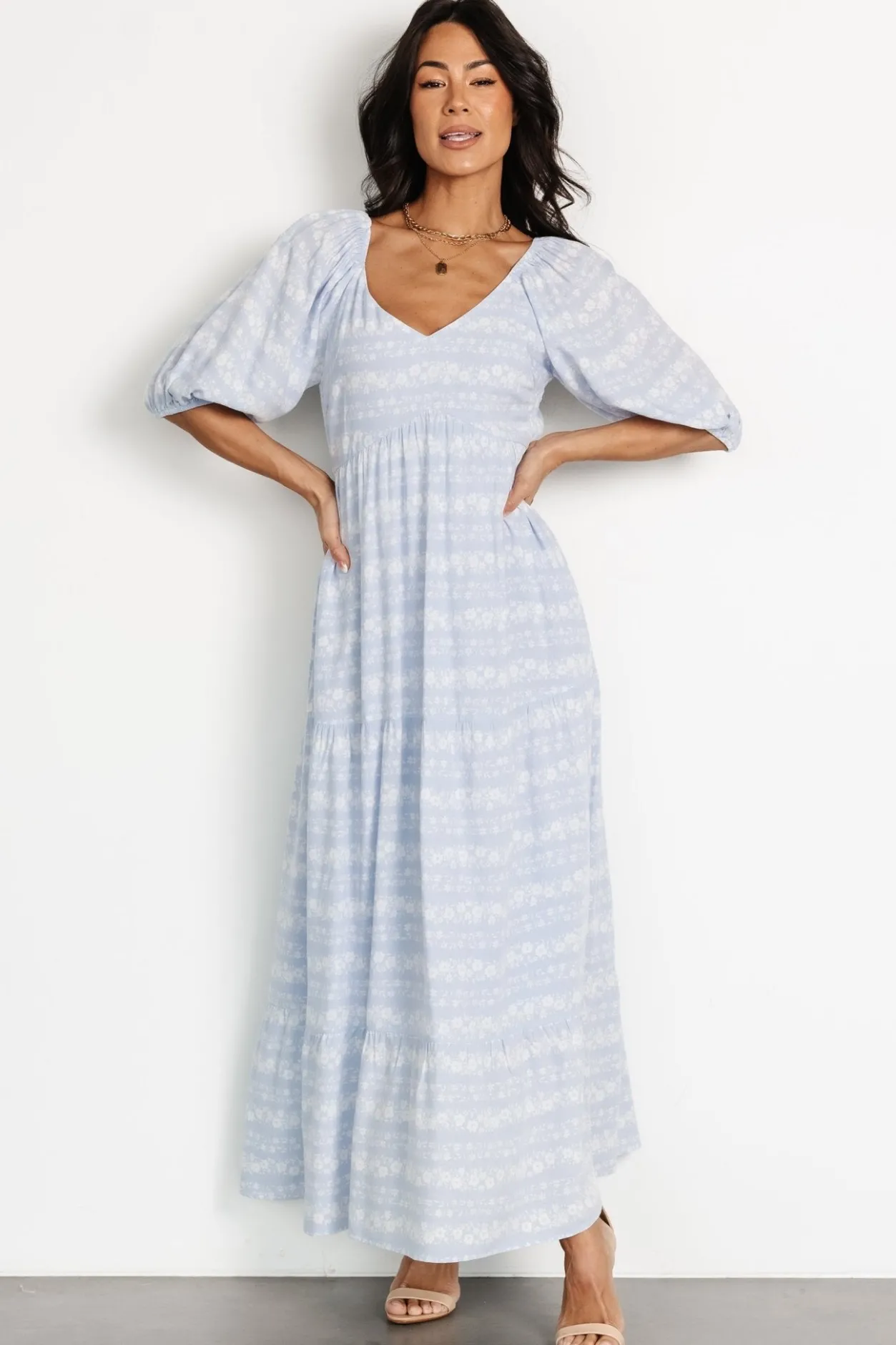 New Baltic Born Adalee Dress | Light Blue Floral LightBlueFloral