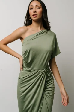 Outlet Baltic Born Addison Midi Dress | Dusty Sage DustySage