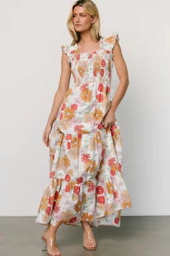 Clearance Baltic Born Adela Maxi Dress | Cream Multi Floral CreamMultiFloral