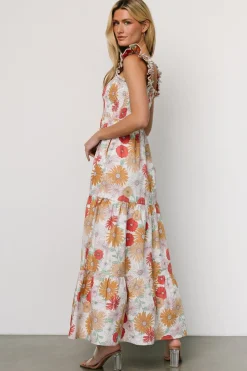 Clearance Baltic Born Adela Maxi Dress | Cream Multi Floral CreamMultiFloral