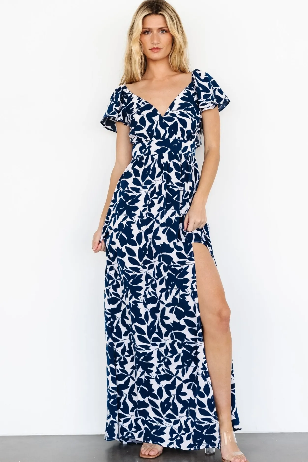 Online Baltic Born Adira Maxi Dress | Navy Floral NavyFloral