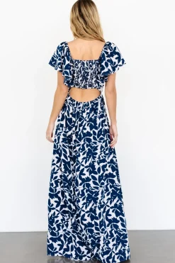 Online Baltic Born Adira Maxi Dress | Navy Floral NavyFloral