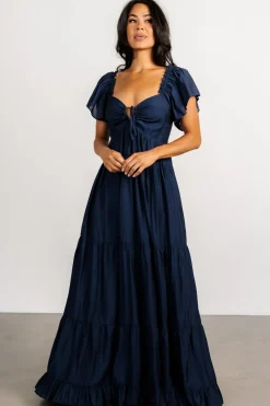 Outlet Baltic Born Agatha Maxi Dress | Dark Blue DarkBlue