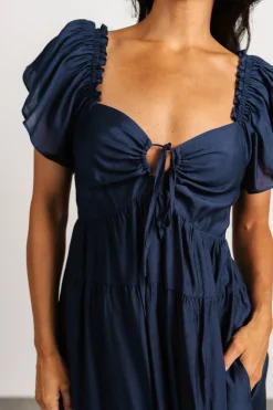 Outlet Baltic Born Agatha Maxi Dress | Dark Blue DarkBlue