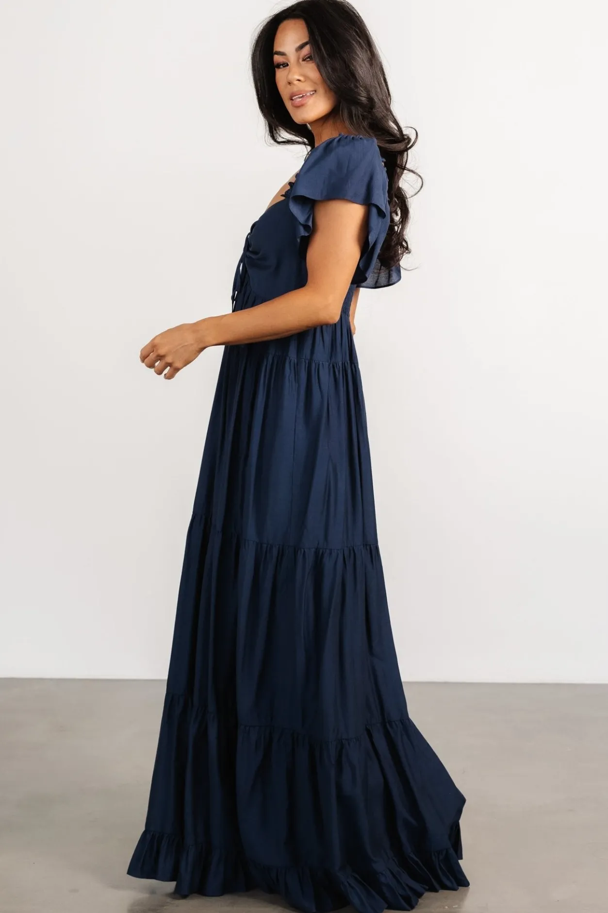 Outlet Baltic Born Agatha Maxi Dress | Dark Blue DarkBlue