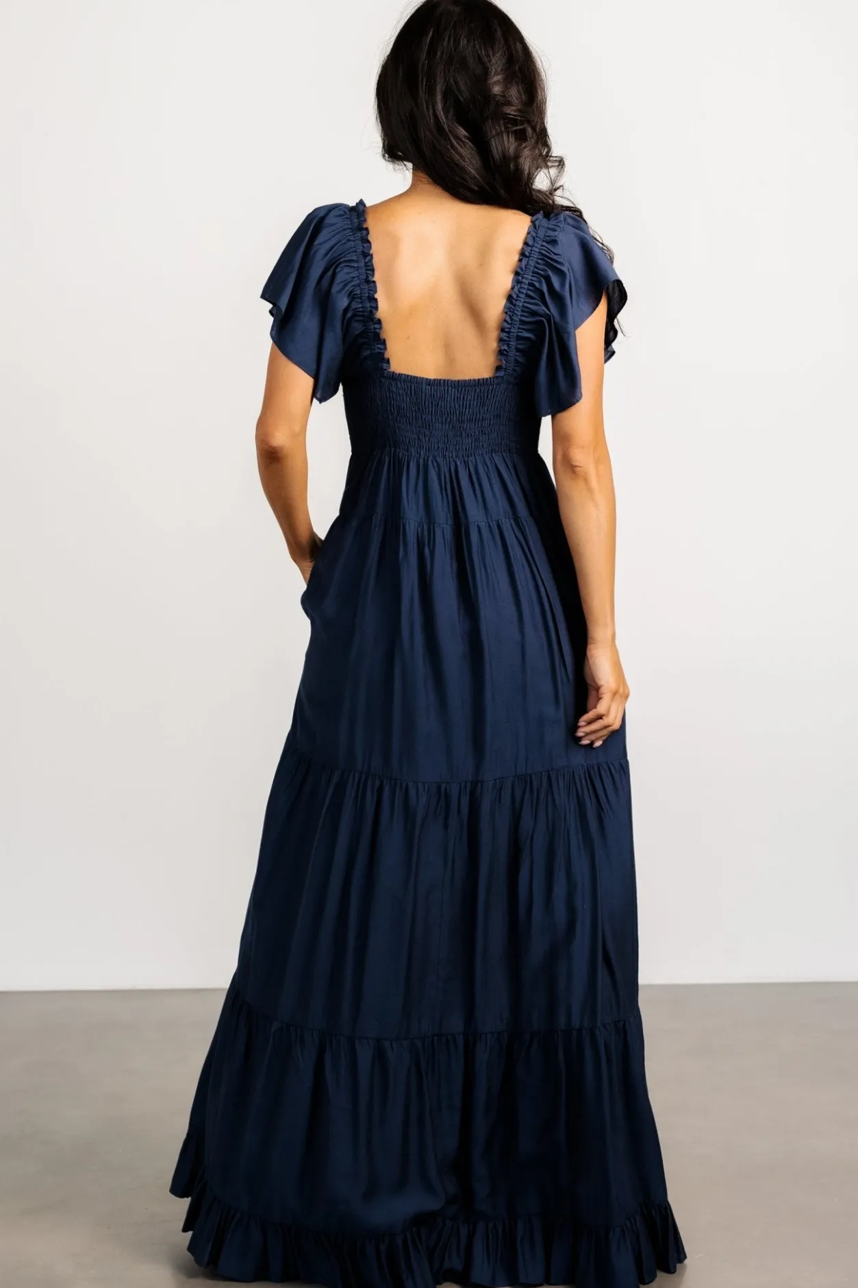 Outlet Baltic Born Agatha Maxi Dress | Dark Blue DarkBlue