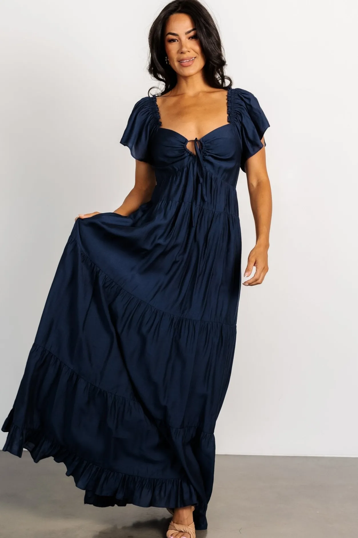 Outlet Baltic Born Agatha Maxi Dress | Dark Blue DarkBlue