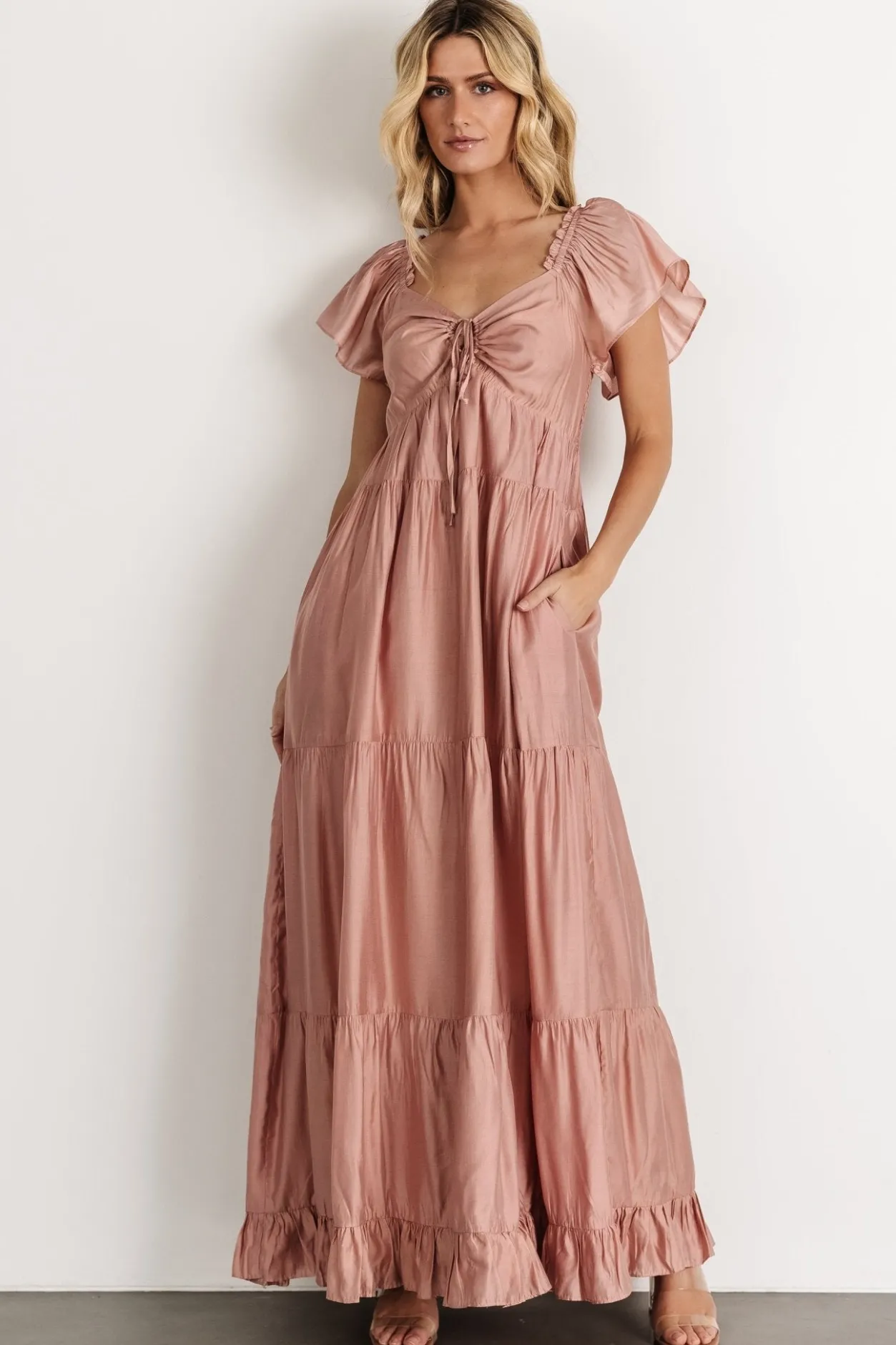 Fashion Baltic Born Agatha Maxi Dress | Dusty Mauve DustyMauve