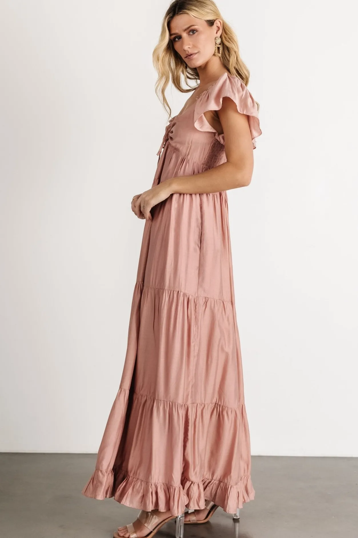 Fashion Baltic Born Agatha Maxi Dress | Dusty Mauve DustyMauve