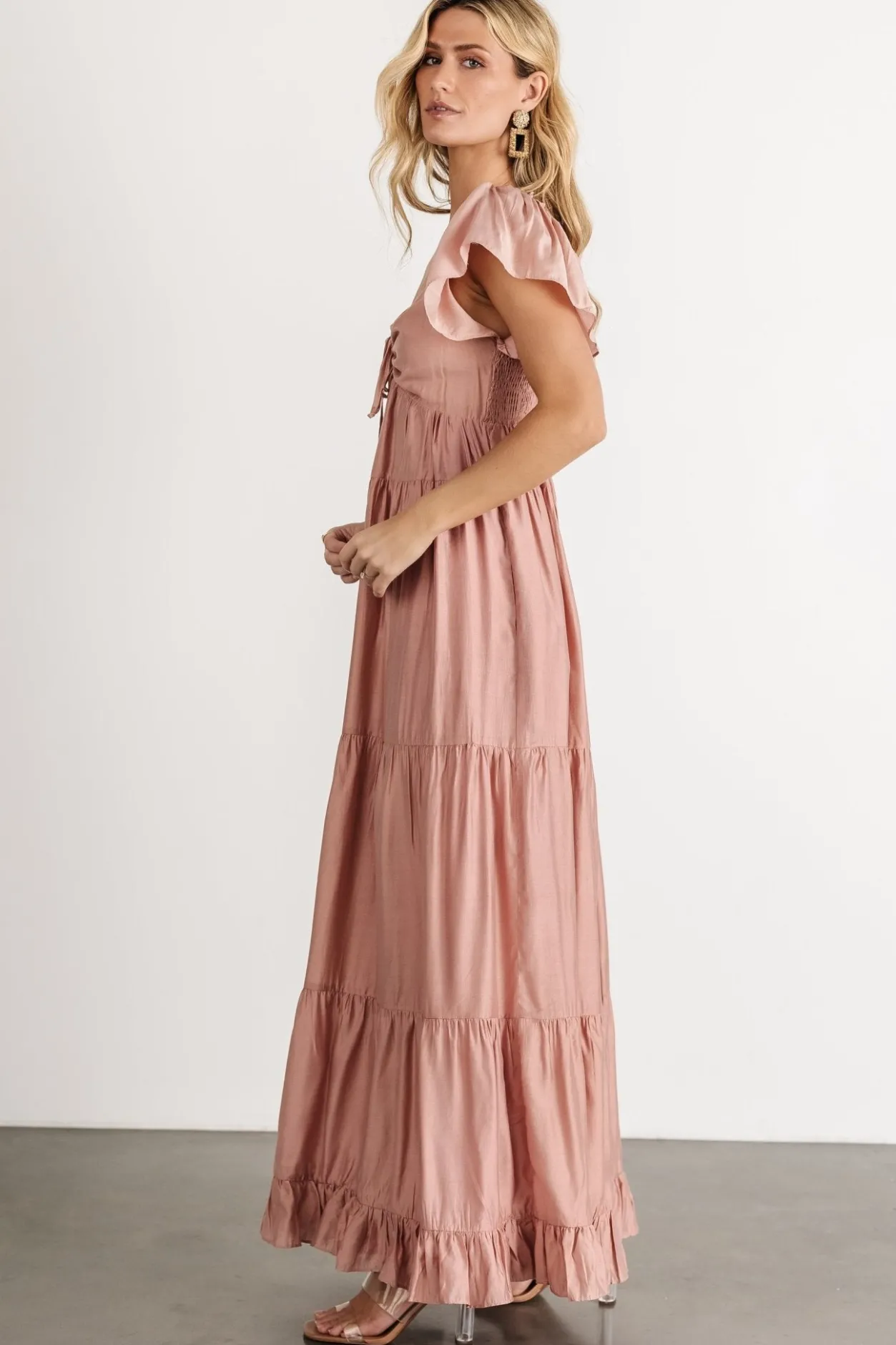 Fashion Baltic Born Agatha Maxi Dress | Dusty Mauve DustyMauve