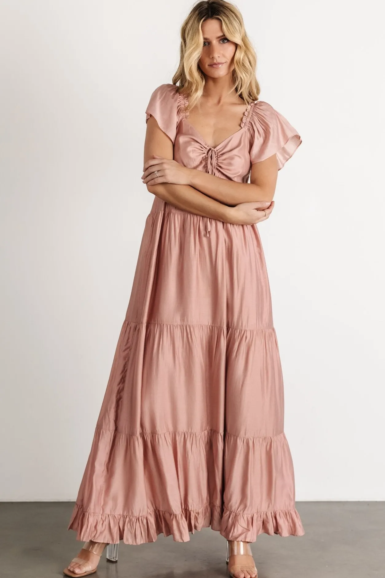 Fashion Baltic Born Agatha Maxi Dress | Dusty Mauve DustyMauve