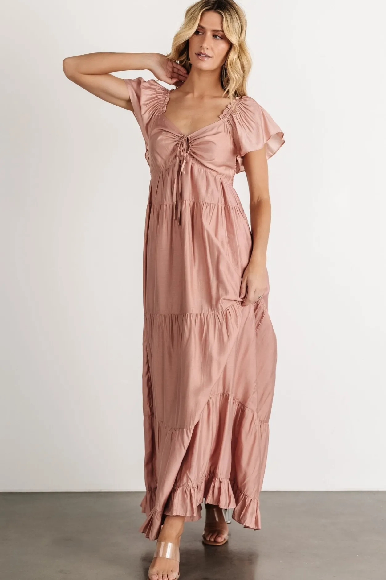 Fashion Baltic Born Agatha Maxi Dress | Dusty Mauve DustyMauve