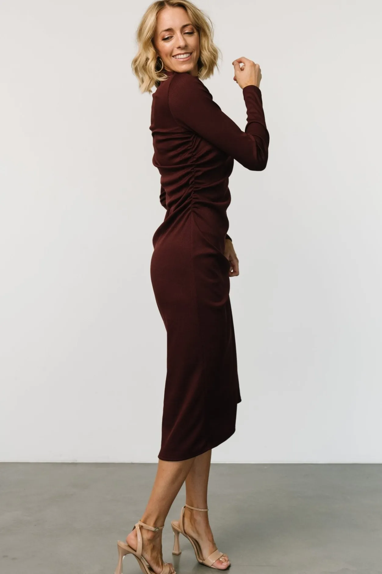 Outlet Baltic Born Aiko Mock Neck Dress | Mulberry