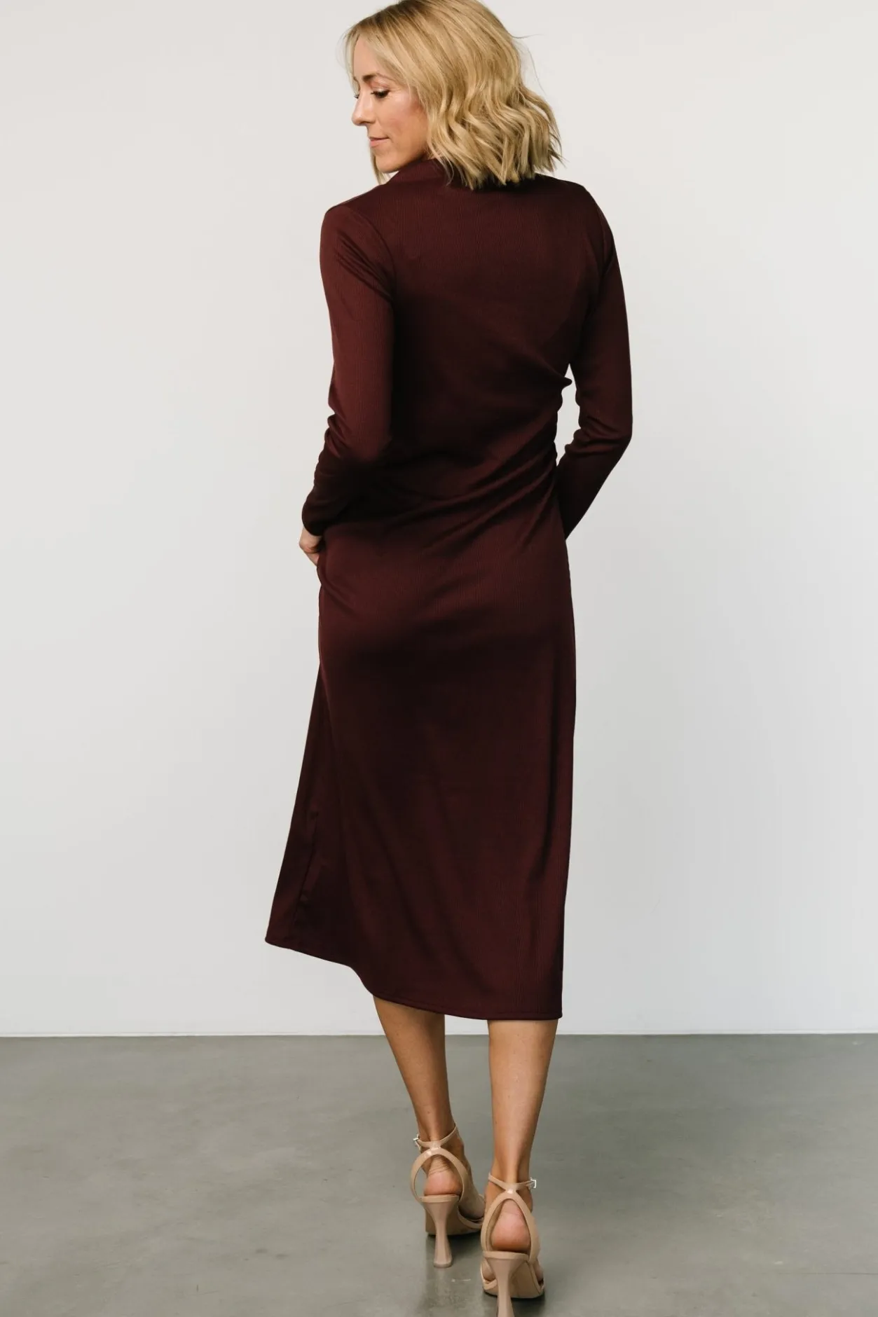 Outlet Baltic Born Aiko Mock Neck Dress | Mulberry