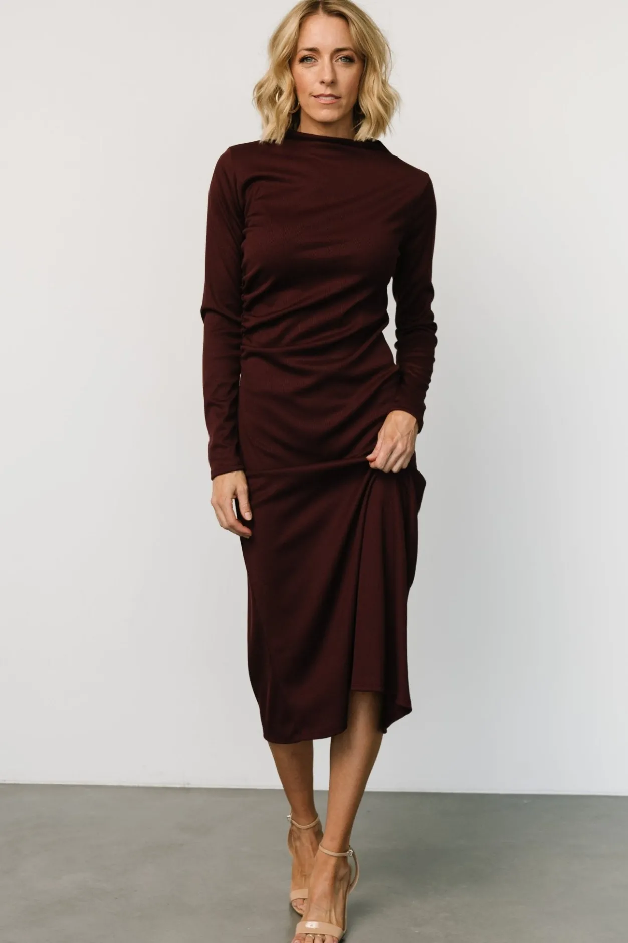 Outlet Baltic Born Aiko Mock Neck Dress | Mulberry