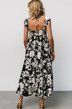 Clearance Baltic Born Aita Maxi Dress | Black + Ivory Floral Black+IvoryFloral