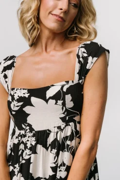 Clearance Baltic Born Aita Maxi Dress | Black + Ivory Floral Black+IvoryFloral