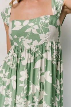 Discount Baltic Born Aita Maxi Dress | Green + Ivory Floral Green+IvoryFloral