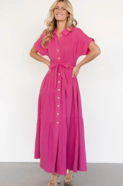 Best Baltic Born Aizey Button Up Maxi Dress | Pink