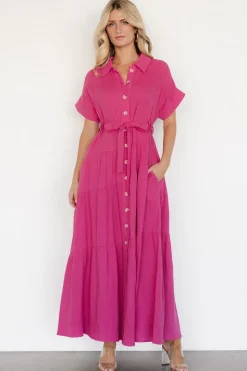 Best Baltic Born Aizey Button Up Maxi Dress | Pink