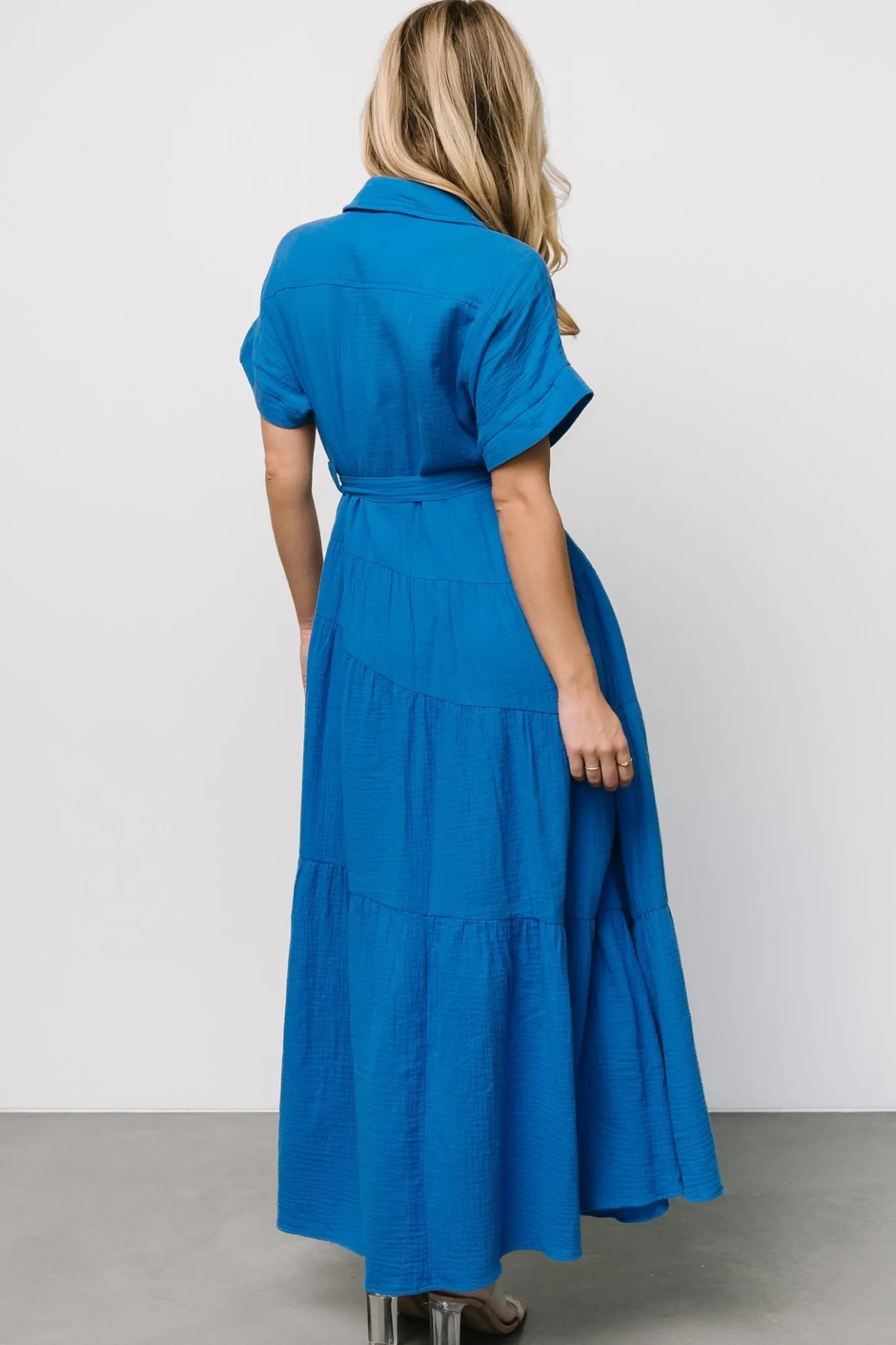 Hot Baltic Born Aizey Button Up Maxi Dress | Blue