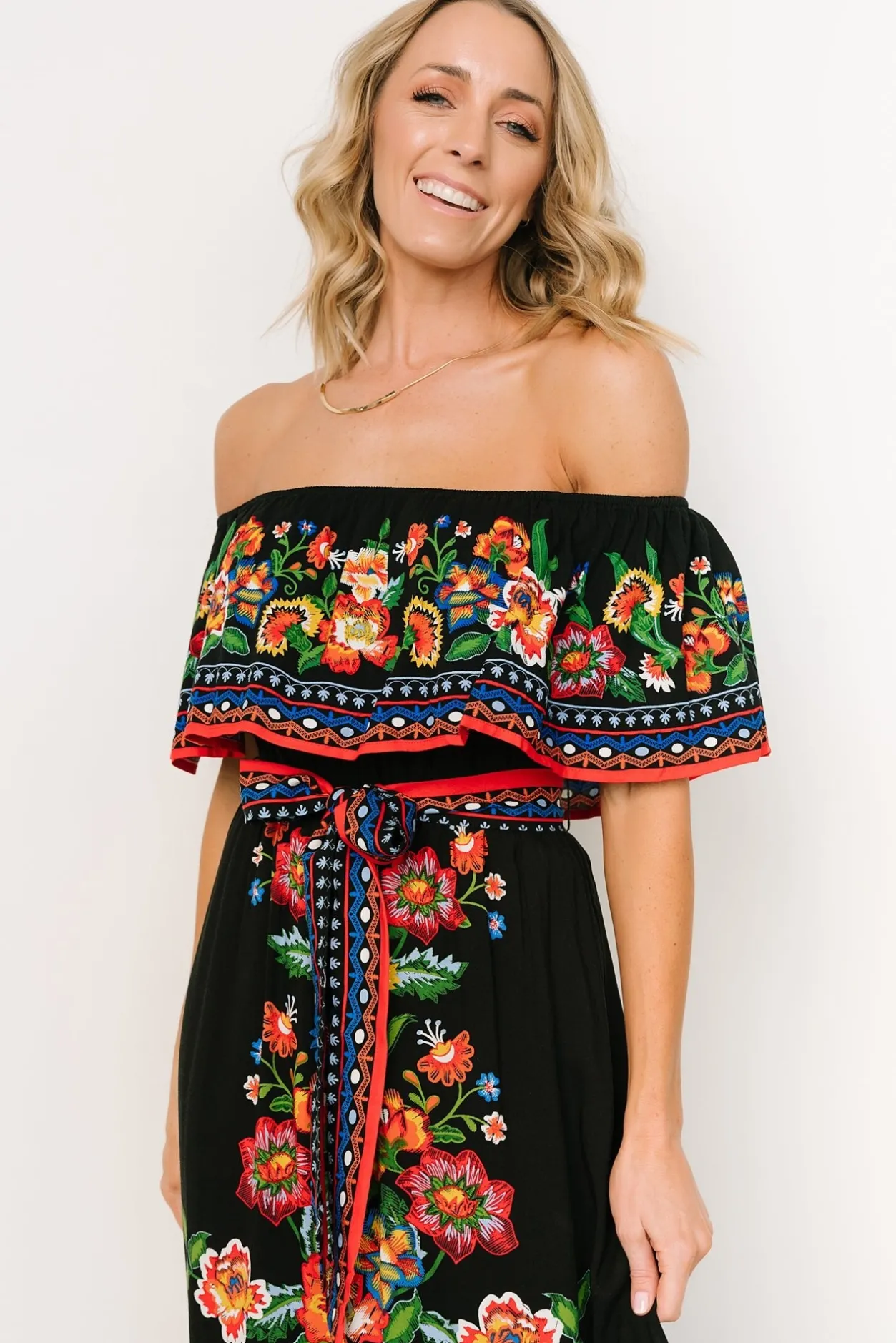 Discount Baltic Born Alejandra Maxi Dress | Black Multi Floral BlackMultiFloral
