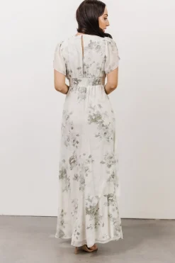 Best Baltic Born Alexandria Smocked Maxi Dress | Dusty Sage Floral DustySageFloral