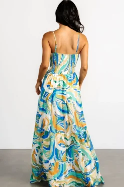 Discount Baltic Born Alexis Maxi Dress | Blue Multi Print BlueMultiPrint