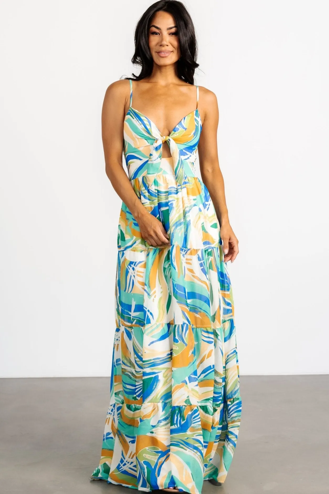 Discount Baltic Born Alexis Maxi Dress | Blue Multi Print BlueMultiPrint