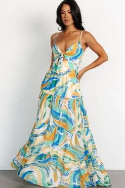 Discount Baltic Born Alexis Maxi Dress | Blue Multi Print BlueMultiPrint