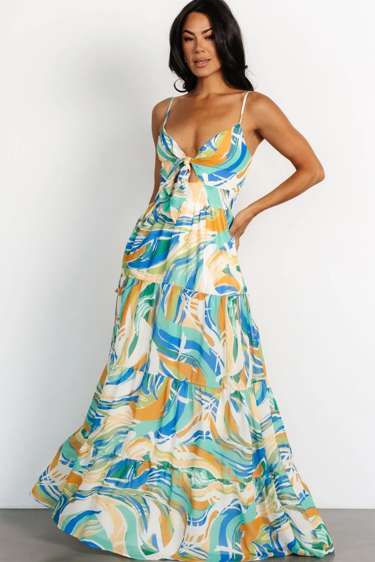 Discount Baltic Born Alexis Maxi Dress | Blue Multi Print BlueMultiPrint