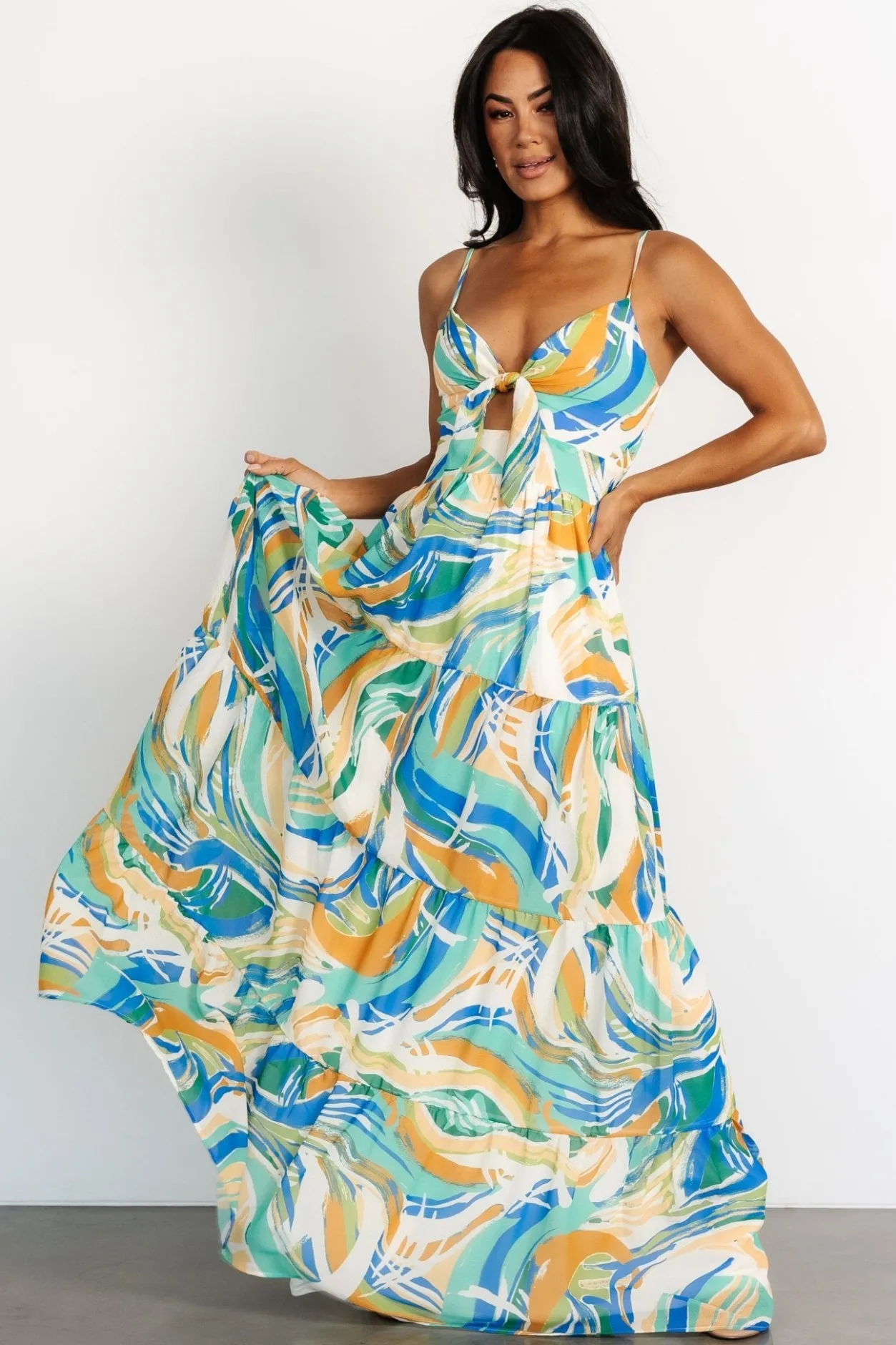 Discount Baltic Born Alexis Maxi Dress | Blue Multi Print BlueMultiPrint