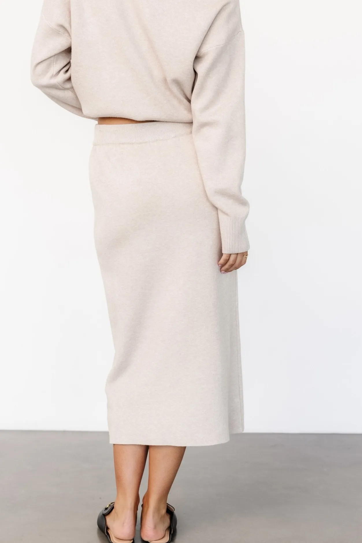 Clearance Baltic Born Ali Knit Skirt | Taupe