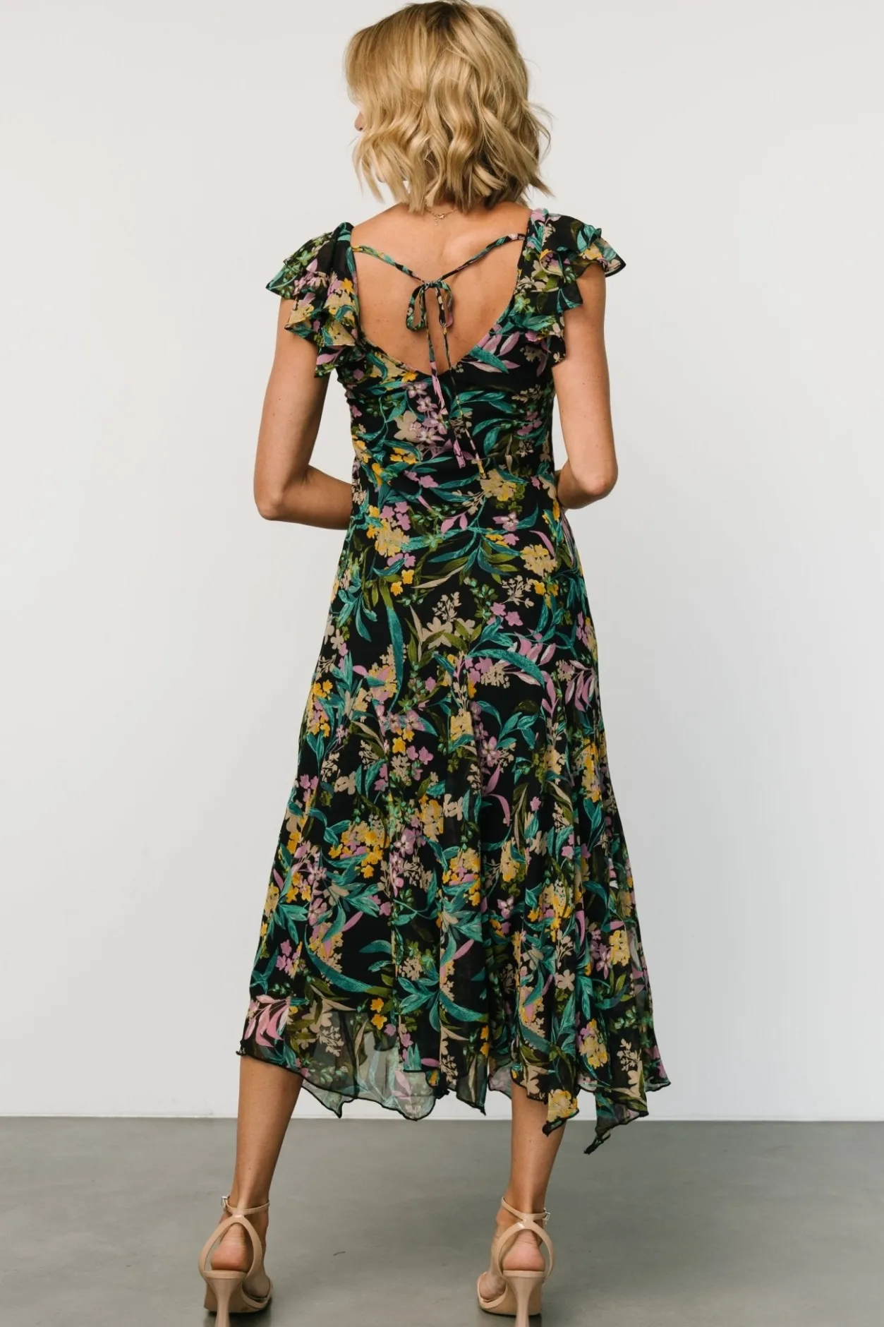 Fashion Baltic Born Alisa Maxi Dress | Black Floral BlackFloral