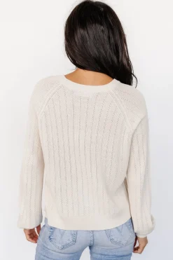 Best Baltic Born Alix Knit Sweater Top | Natural