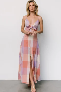 Hot Baltic Born Ally Maxi Dress | Lavender + Coral Multi Lavender+CoralMulti