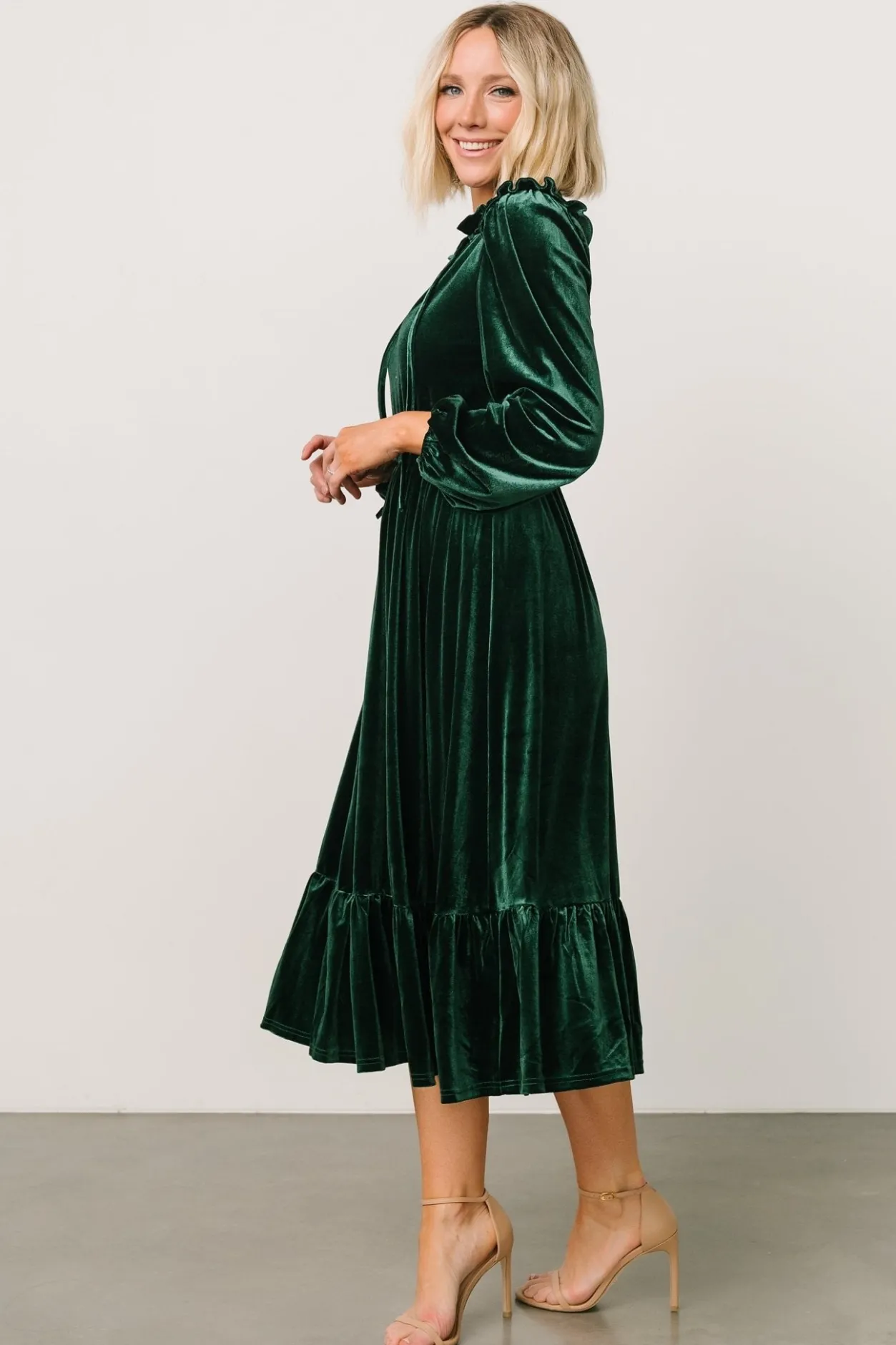 Fashion Baltic Born Amadora Velvet Dress | Green