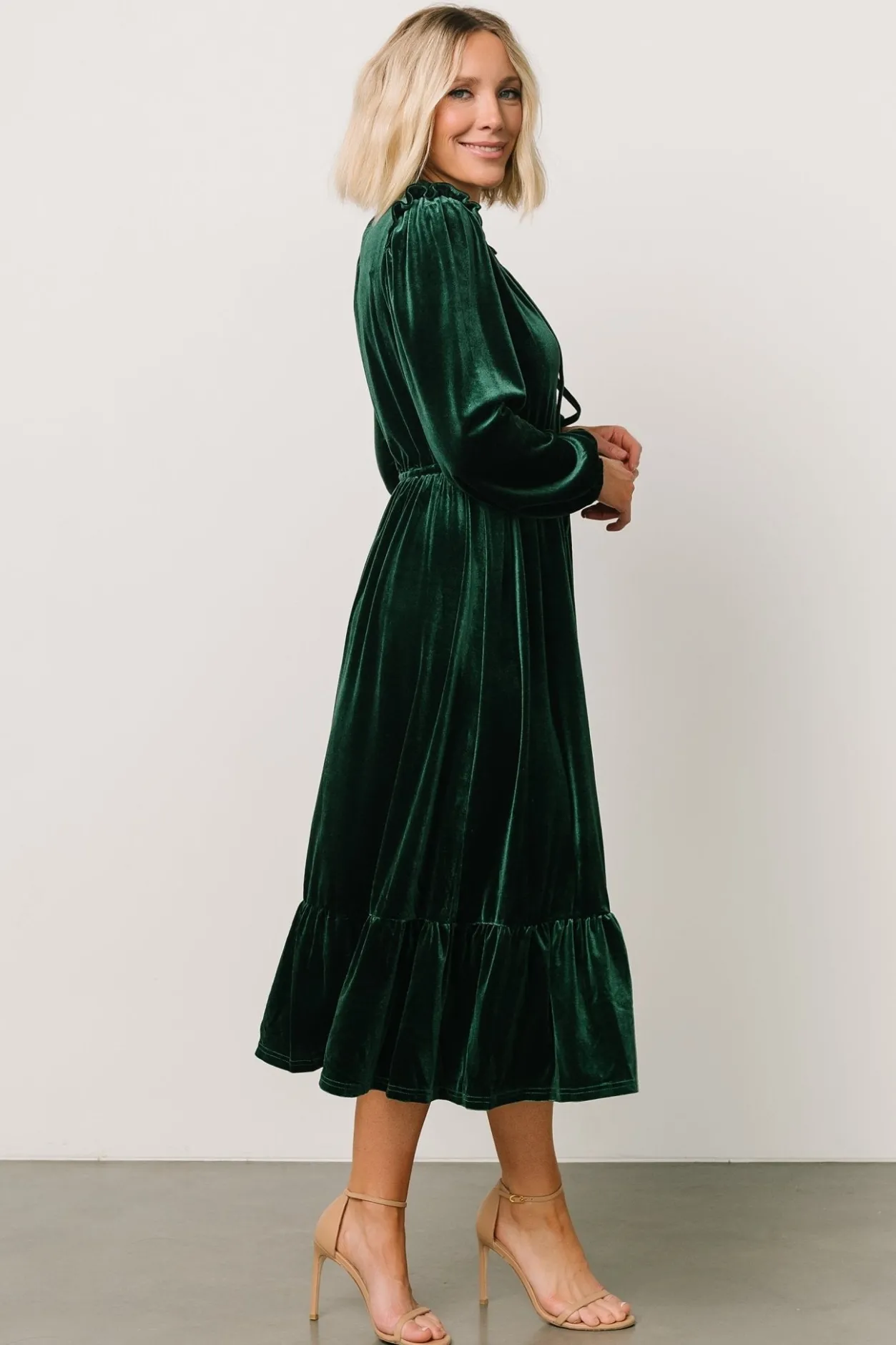 Fashion Baltic Born Amadora Velvet Dress | Green
