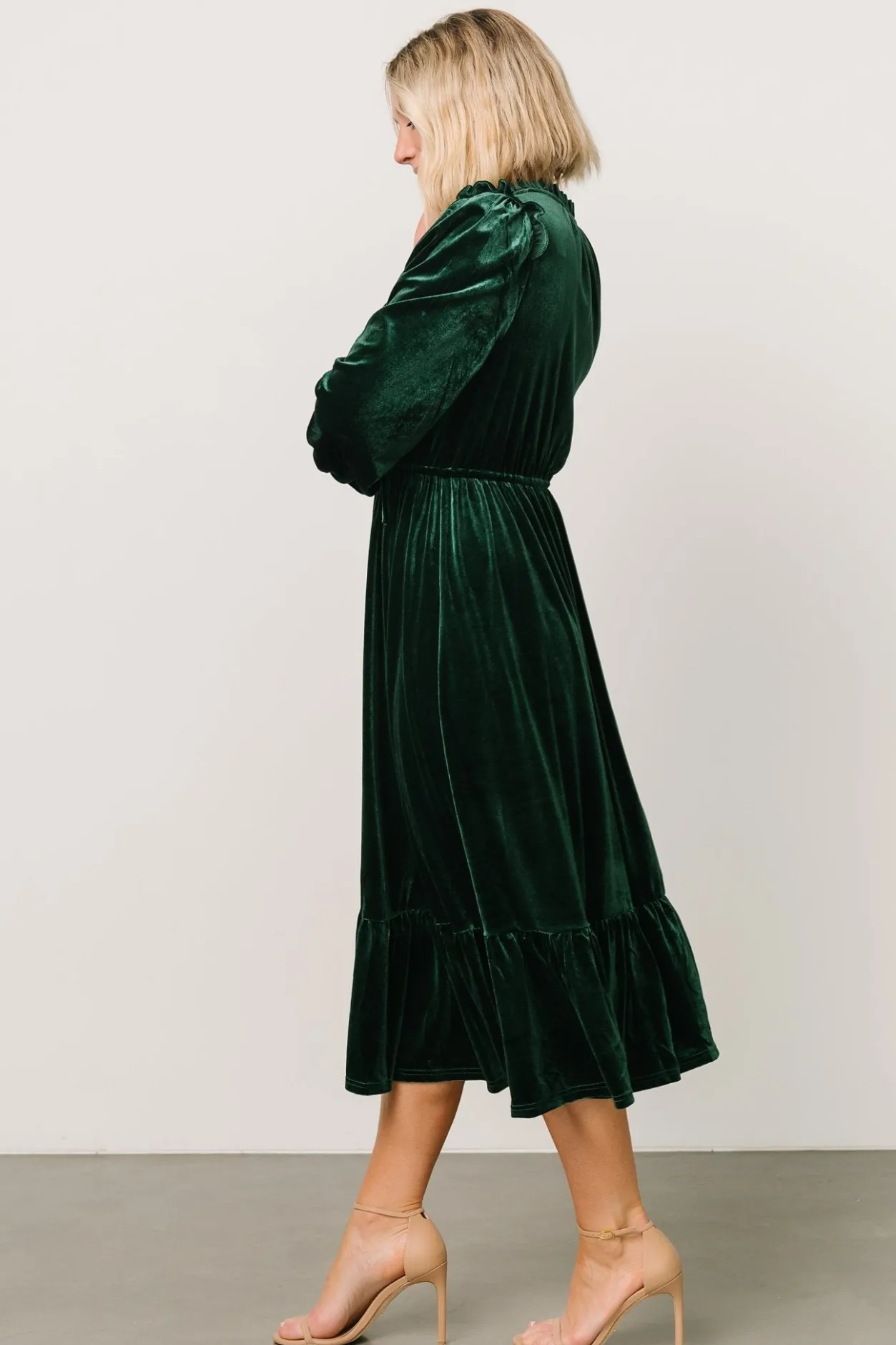 Fashion Baltic Born Amadora Velvet Dress | Green