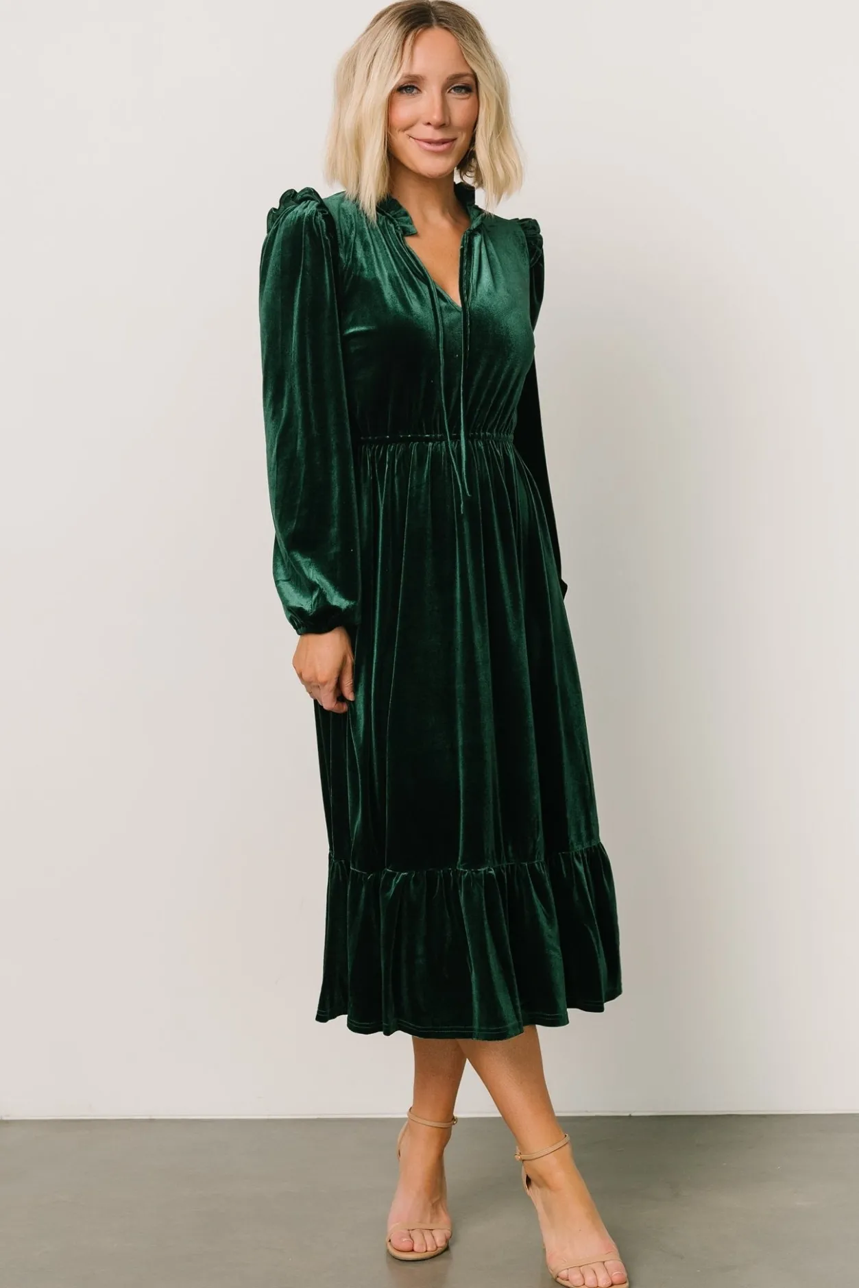 Fashion Baltic Born Amadora Velvet Dress | Green