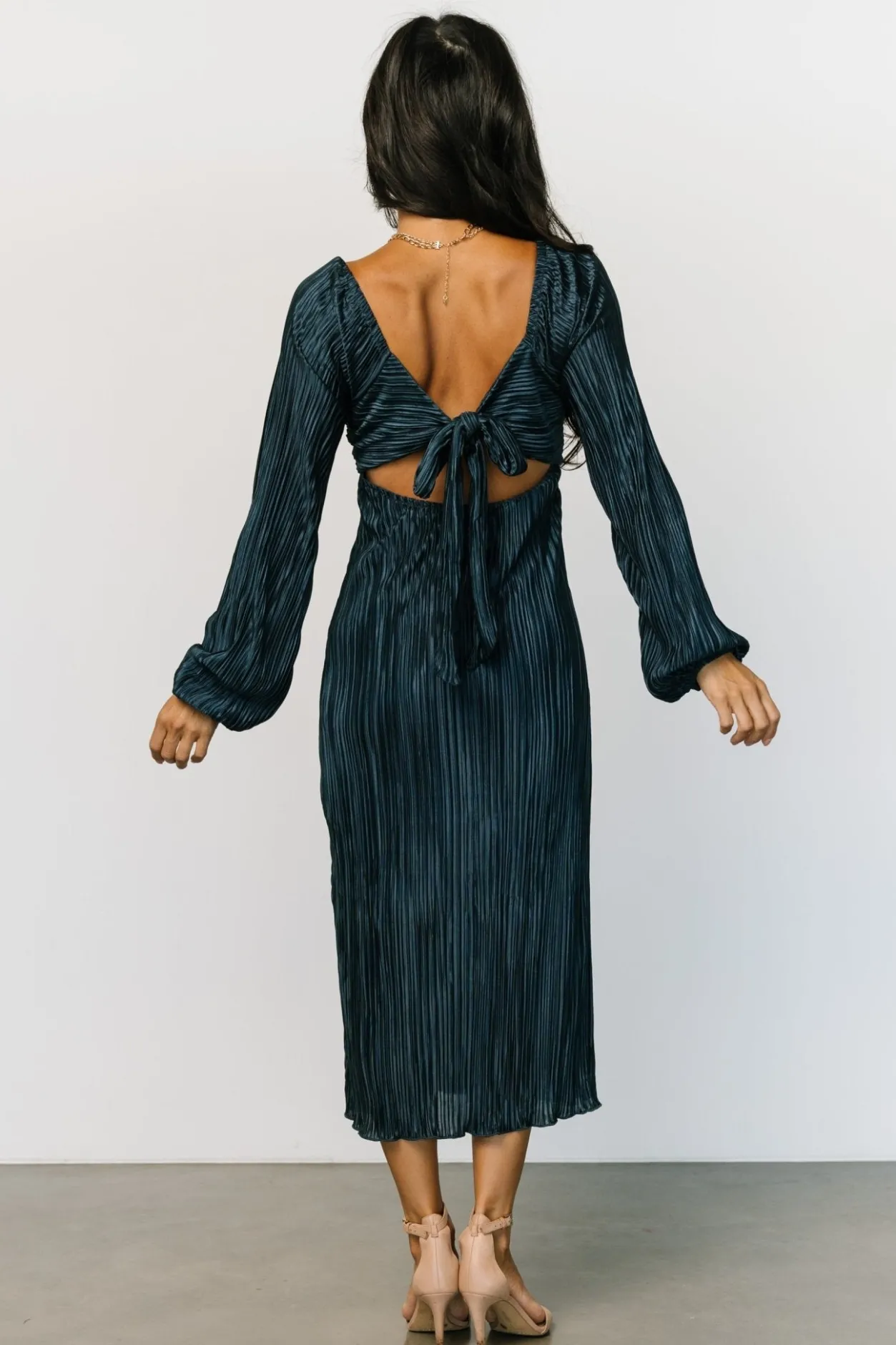 Fashion Baltic Born Amani Pleated Midi Dress | Peacock