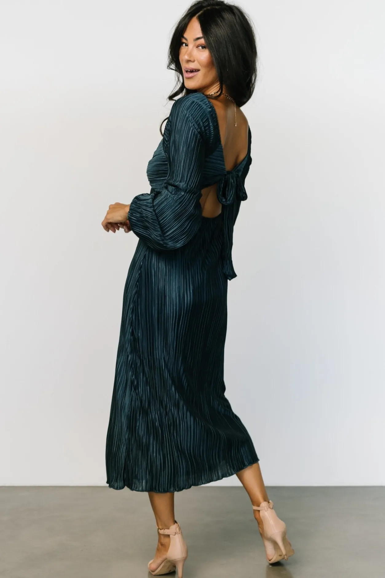 Fashion Baltic Born Amani Pleated Midi Dress | Peacock