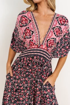 Clearance Baltic Born Amaris Maxi Dress | Navy Multi NavyMulti