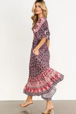Clearance Baltic Born Amaris Maxi Dress | Navy Multi NavyMulti