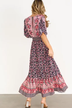 Clearance Baltic Born Amaris Maxi Dress | Navy Multi NavyMulti